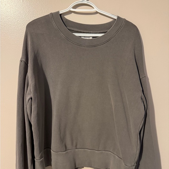 Madewell Tops - Madewell Slate Gray Sweatshirt